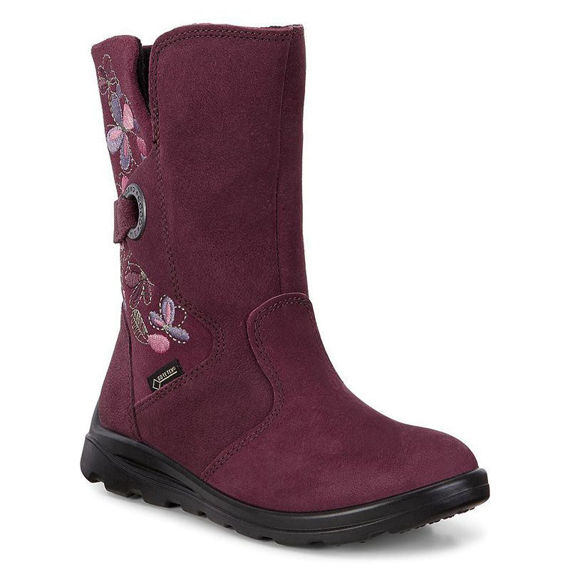 Botas Caña Alta Ecco Janni Para Niños,Marrones,375084-LWO